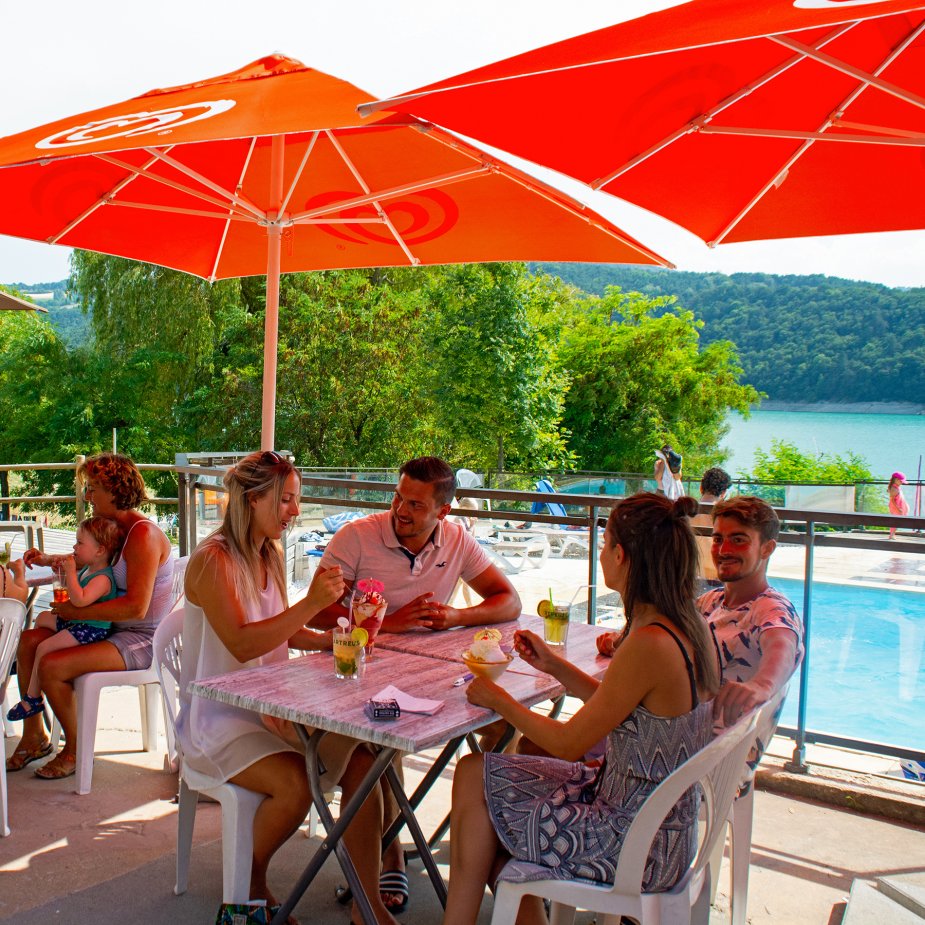 terrasse camping savel