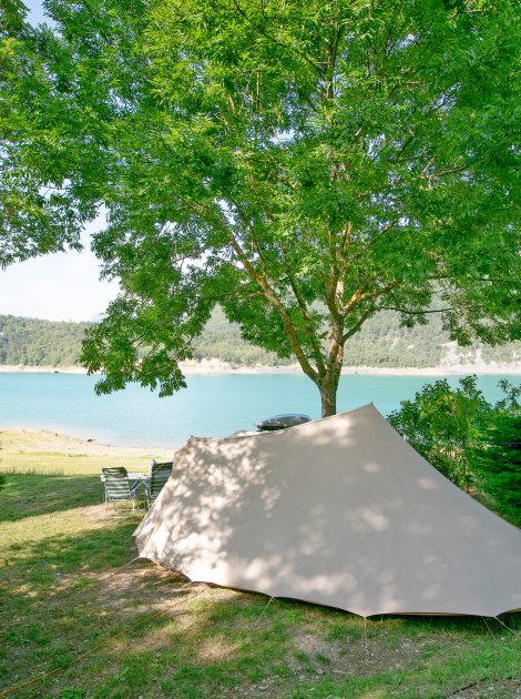 Camping en isre lac